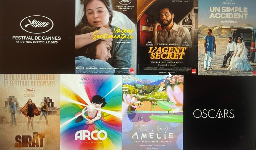 Oscars 2026 : 19 nominations pour 6 films de la Sélection officielle 2025